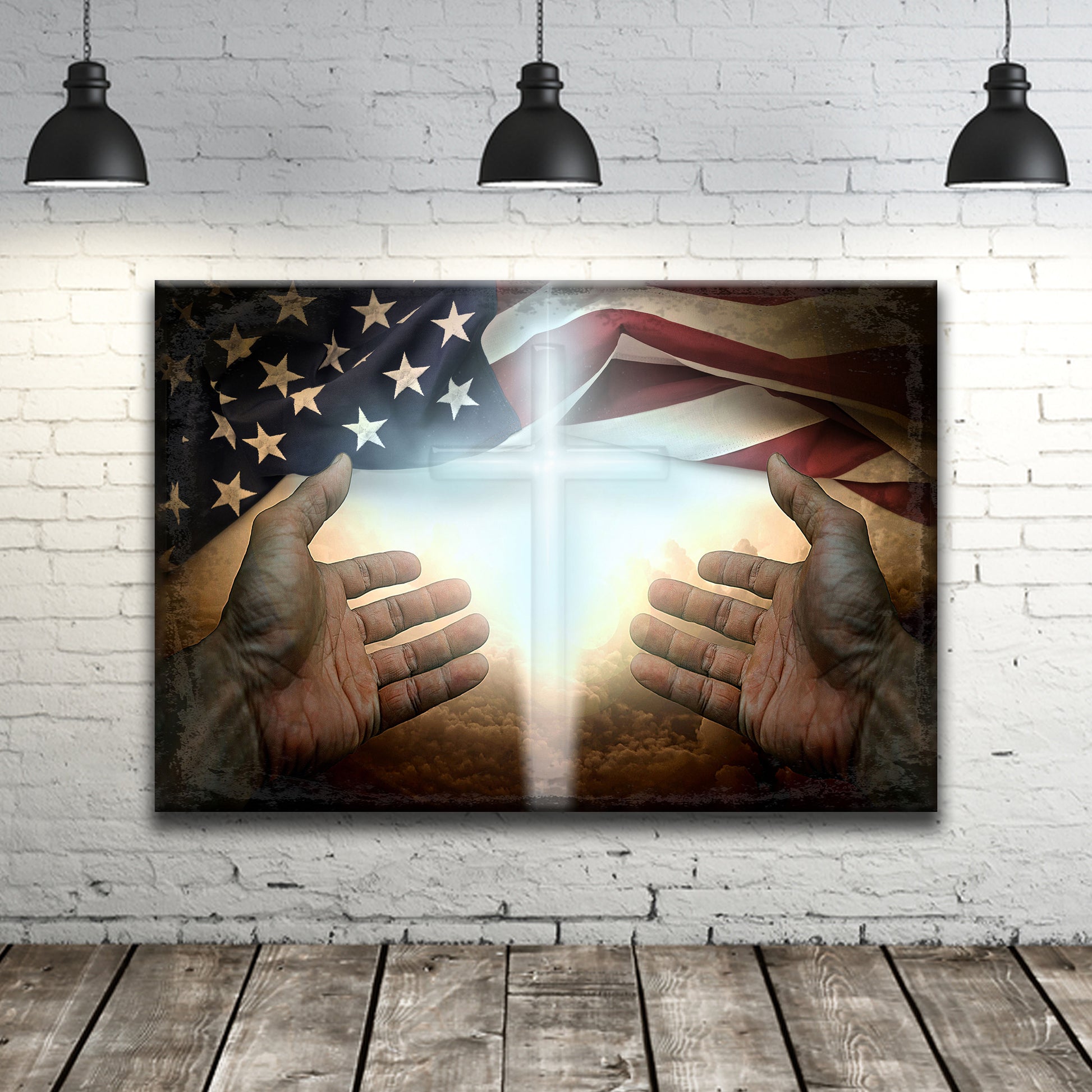 Faith in America Canvas Decor