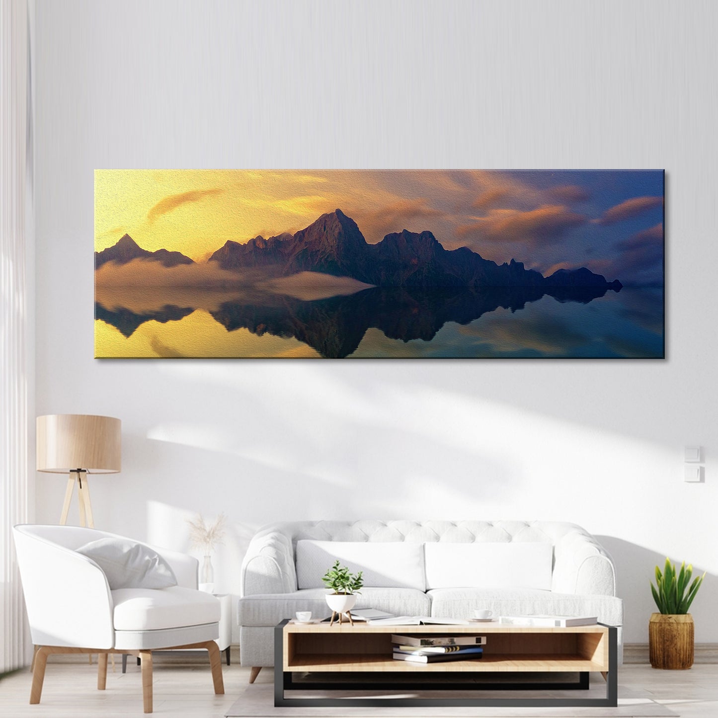 Atop a Majestic Mountain Canvas Wall Art