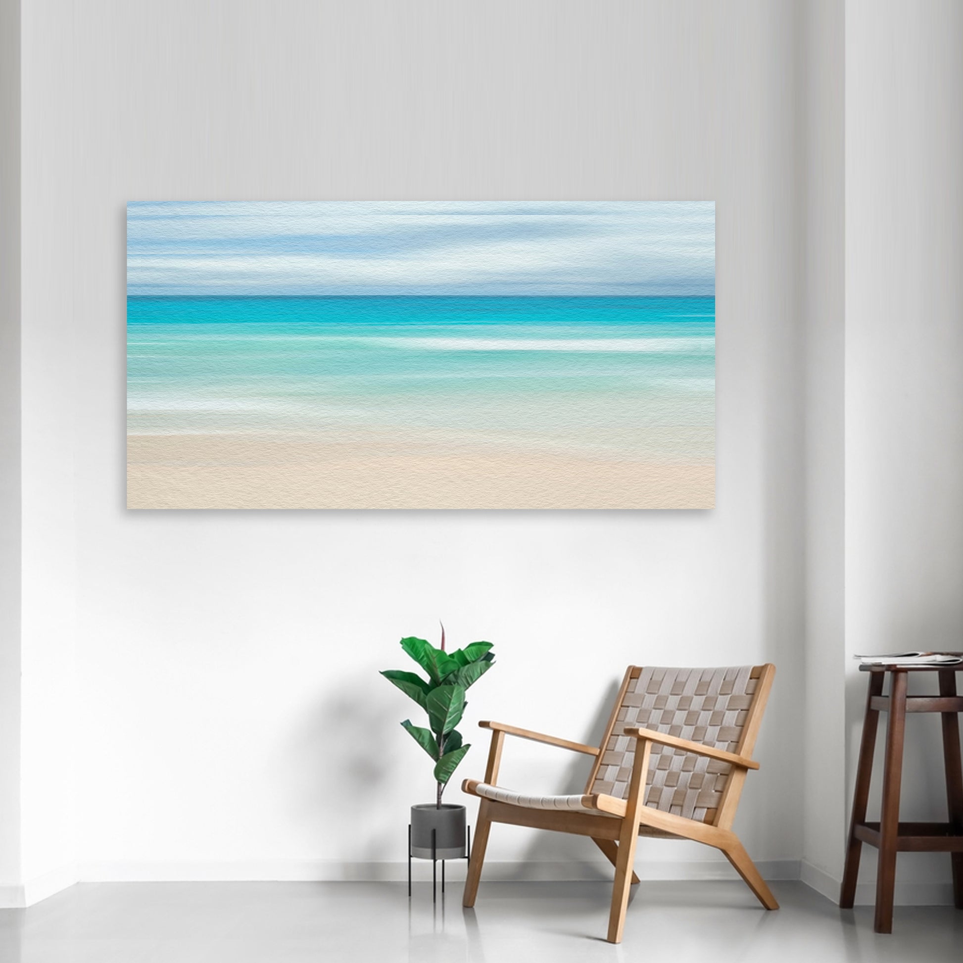 Beach Dreams Abstract Canvas Wall Art