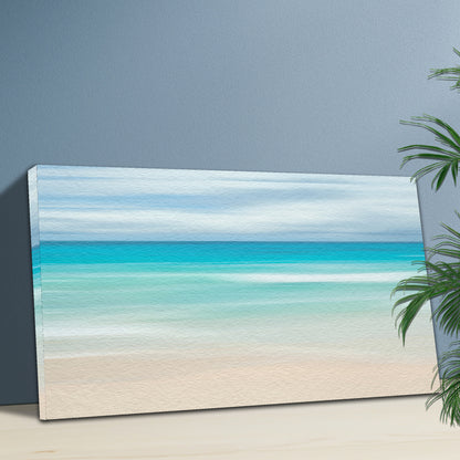 Beach Dreams Abstract Canvas Wall Art