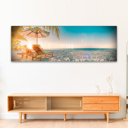 Beachside Relaxation Canvas Wall Art II