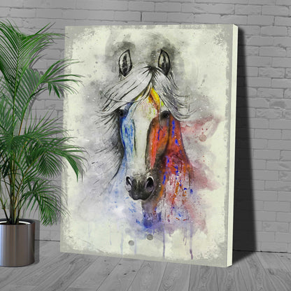 Majestic Horse Grace Canvas Wall Art