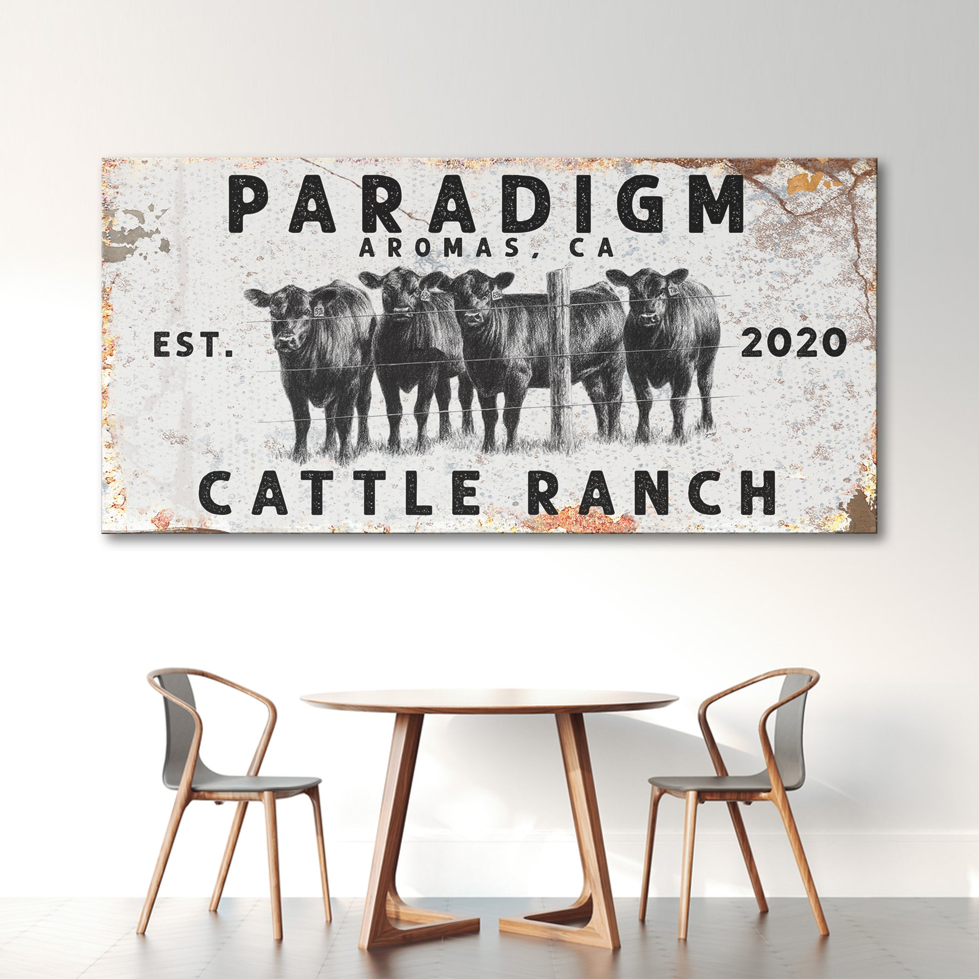 Cattle Ranch Sign