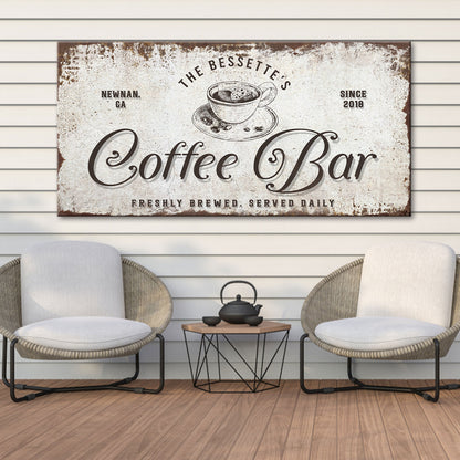 craftcanvases.com coffee bar sign