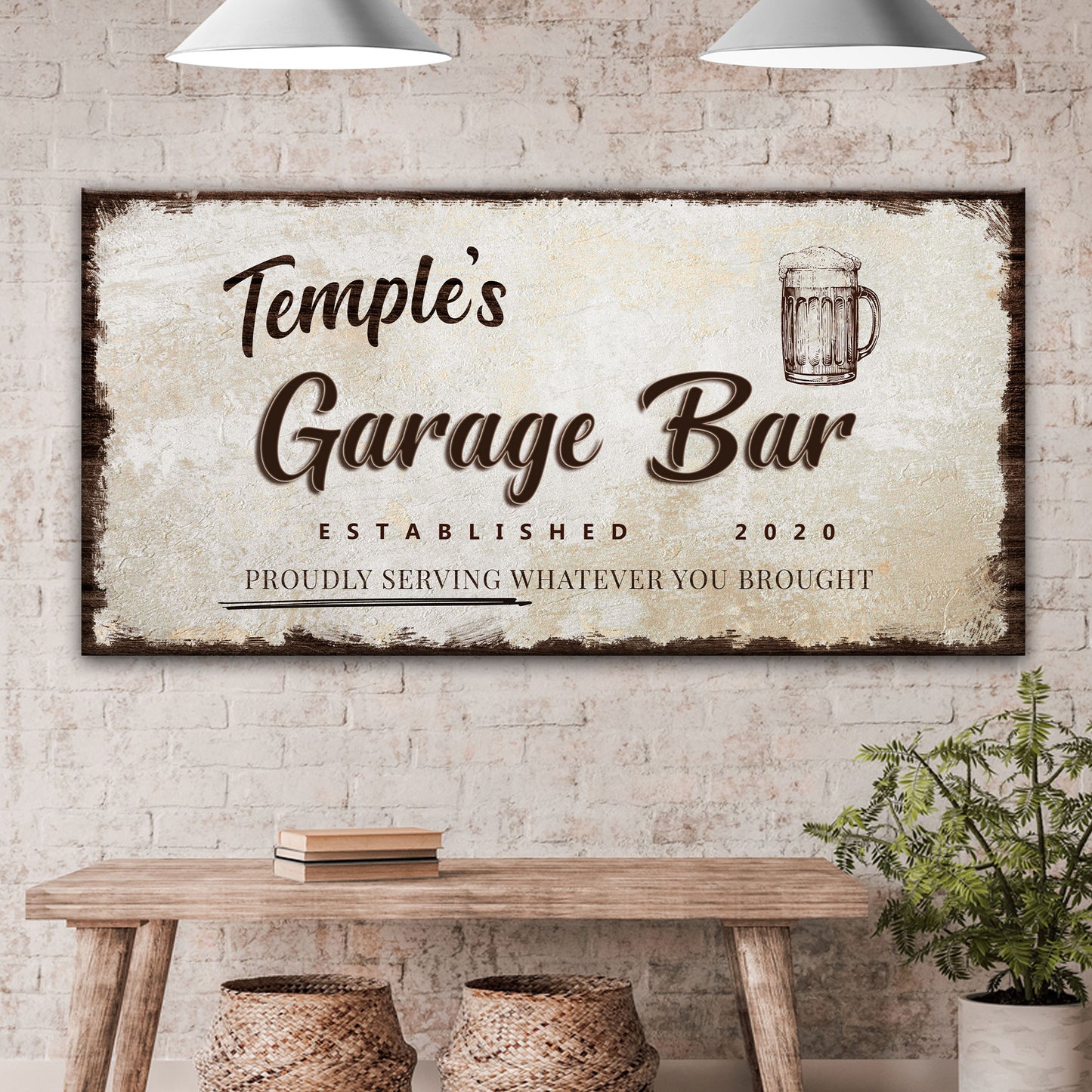 Garage Bar Sign