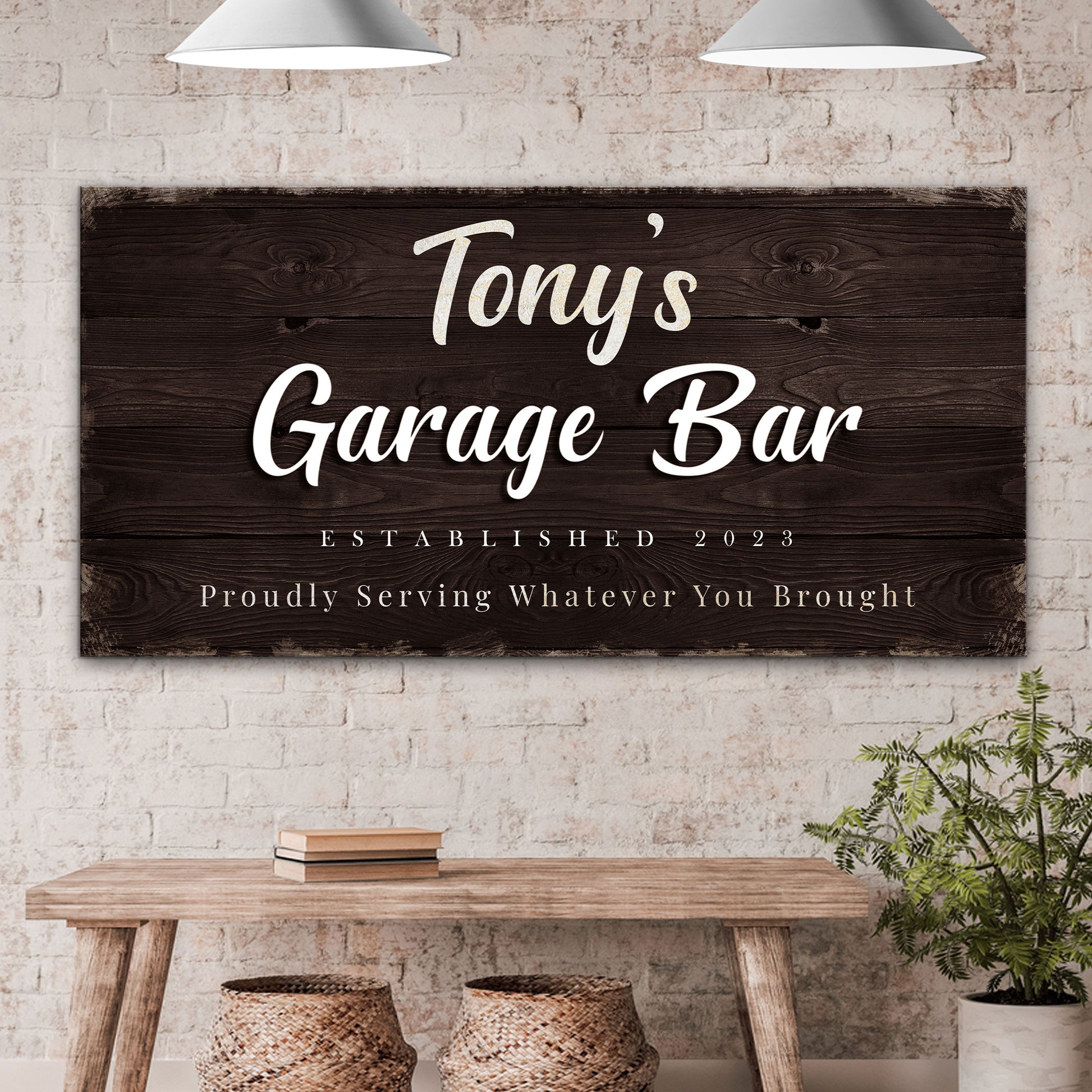 Garage Bar Sign