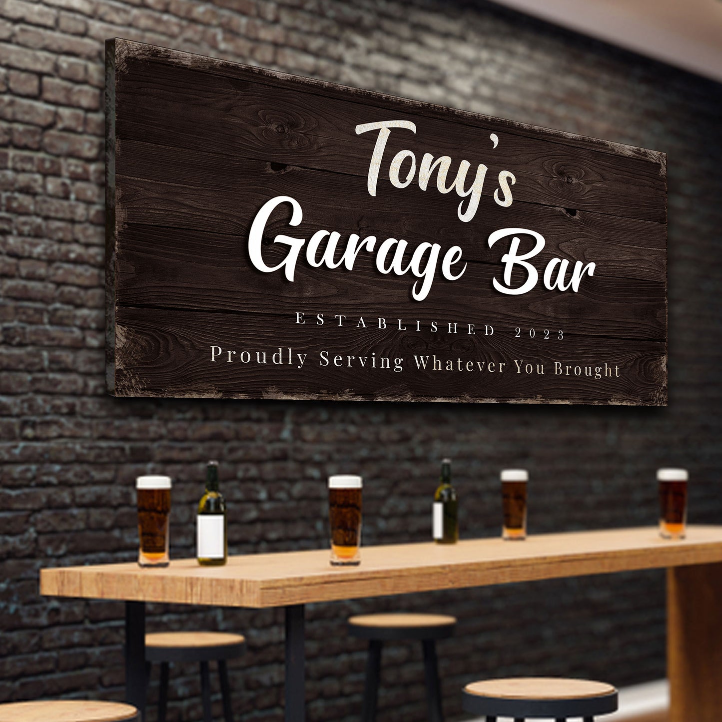 Garage Bar Sign