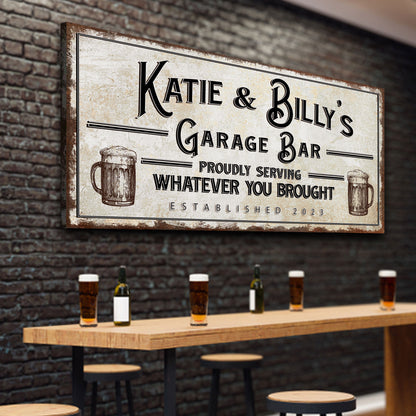 Garage Bar Sign