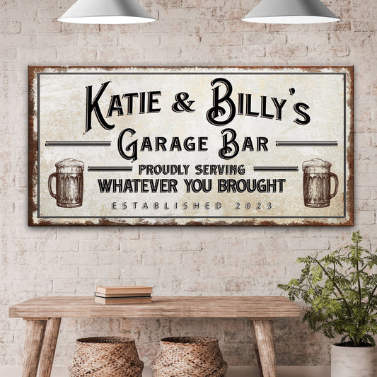 Garage Bar Sign