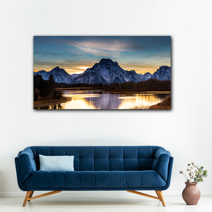 Majestic Arctic Mountain Canvas Wall Art