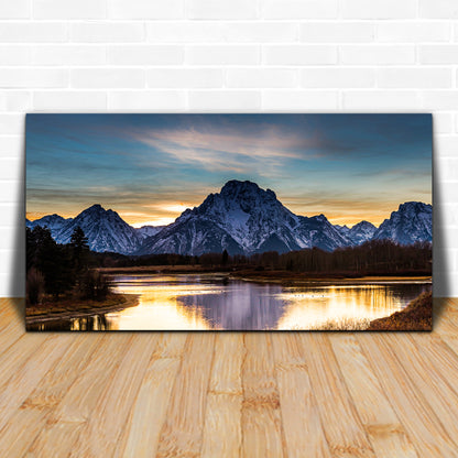 Majestic Arctic Mountain Canvas Wall Art