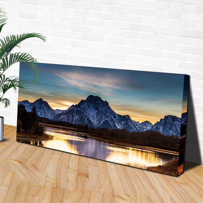 Majestic Arctic Mountain Canvas Wall Art