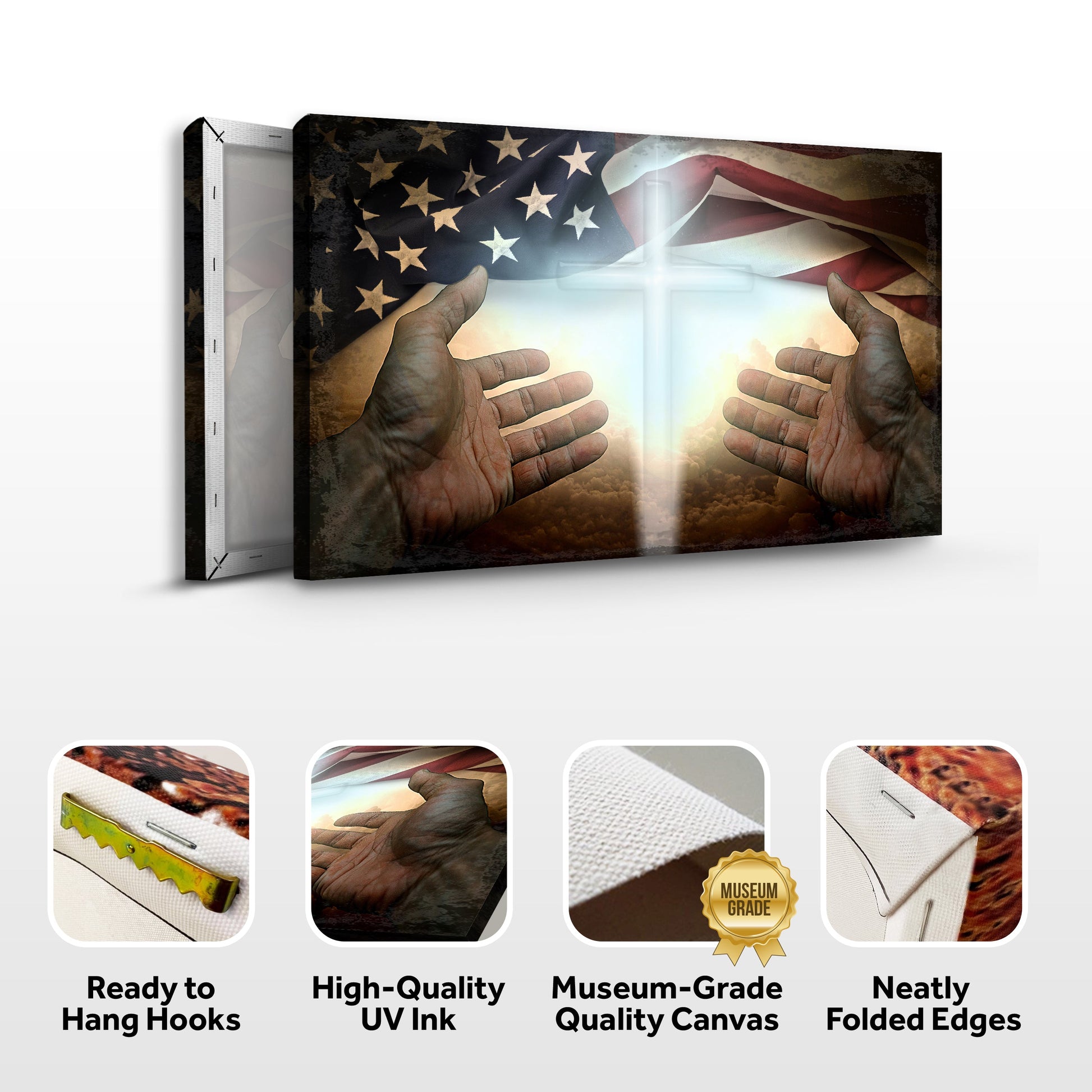 Faith in America Canvas Decor