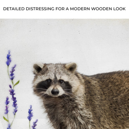 Woodland Raccoon  Canvas Wall Art from the Forest