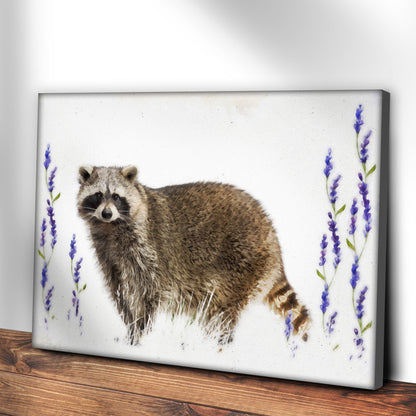 Woodland Raccoon  Canvas Wall Art from the Forest