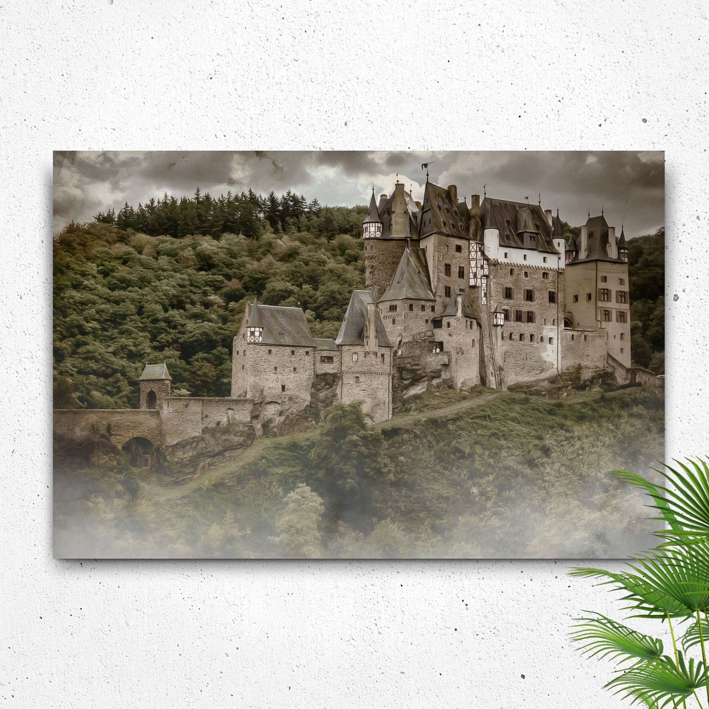 Medieval Majesty Castle Medieval Canvas Wall Art