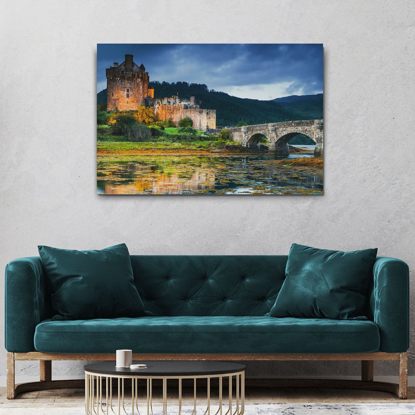 Eilean Donan Dreams Castle Eilean Donan Canvas Wall Art