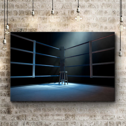 Ringside Perspective  Boxing Corner Canvas Wall Art