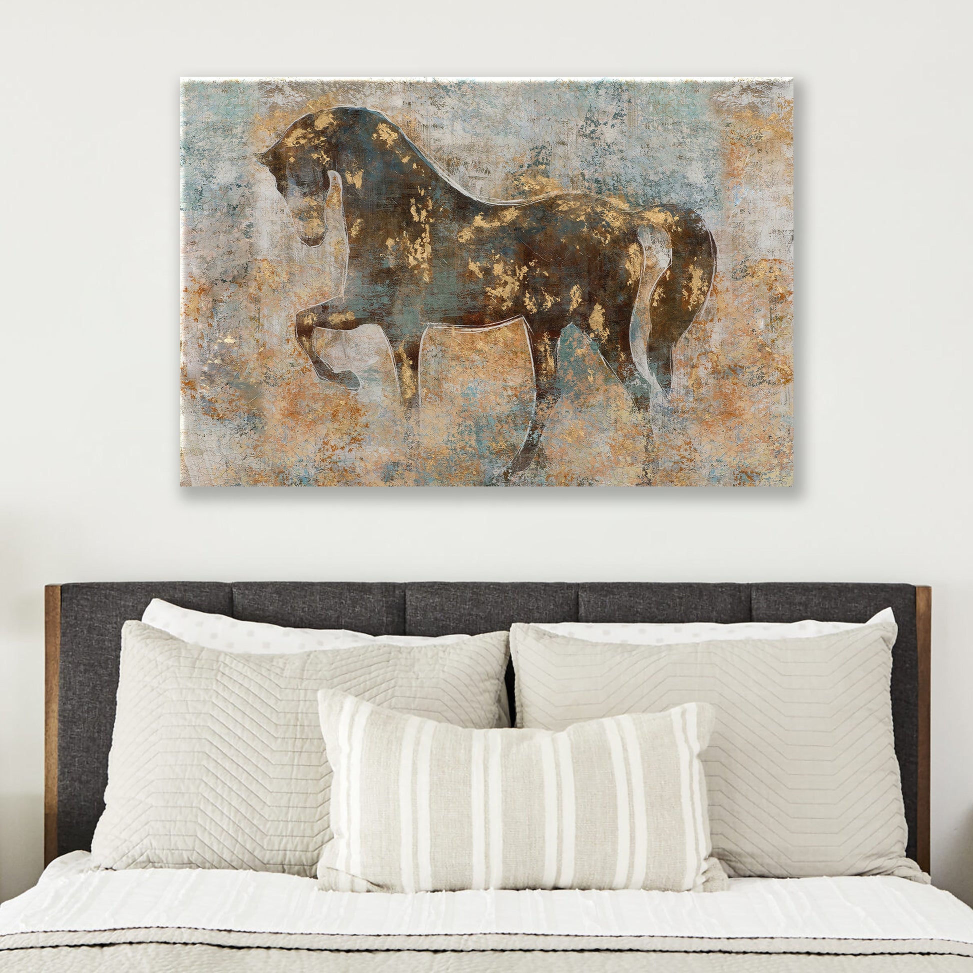 Canvas Wall Art  Artistic Equine Abstraction