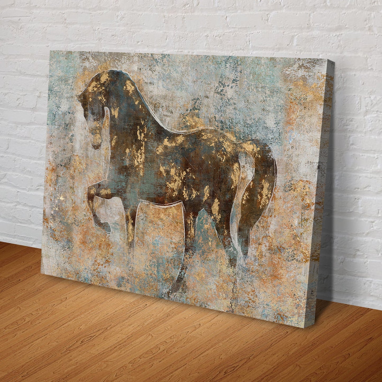 Canvas Wall Art  Artistic Equine Abstraction