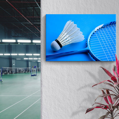 Canvas Wall Art  Competitive Badminton