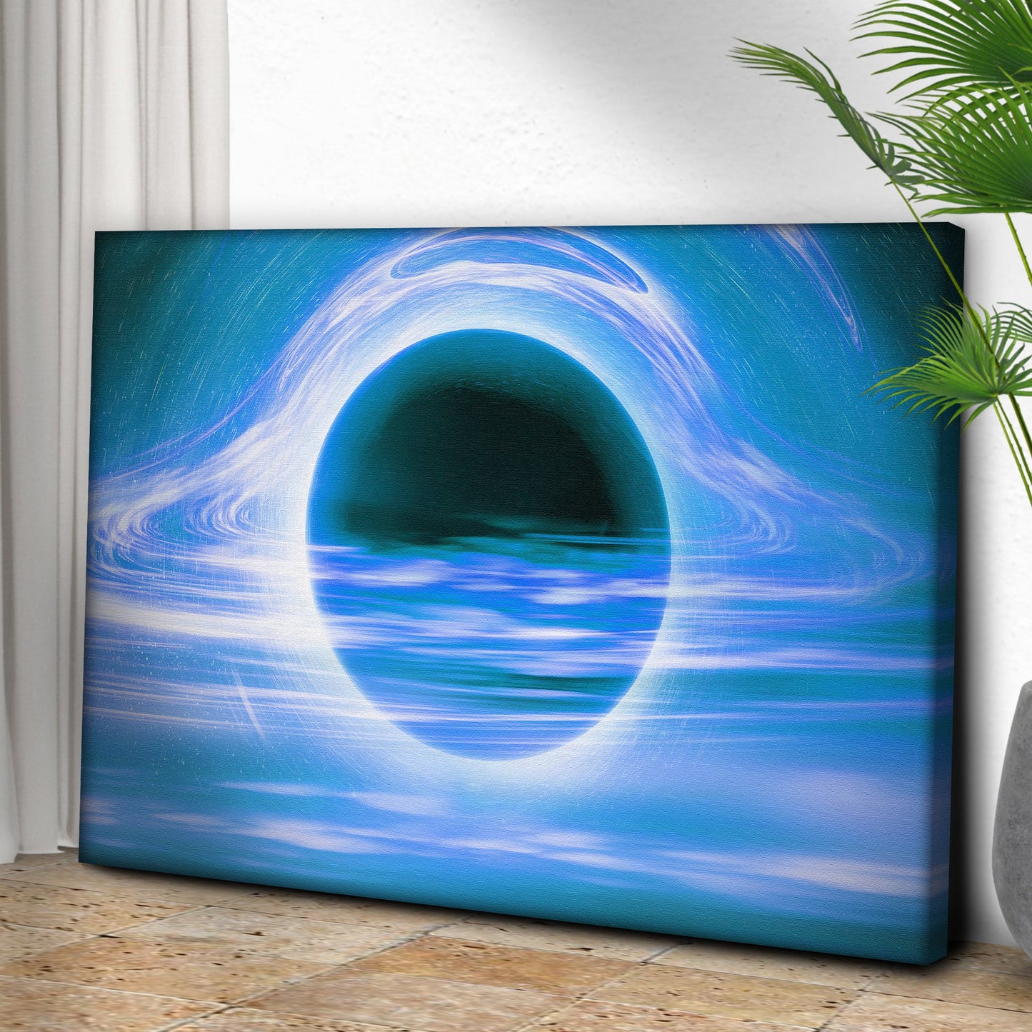 Cosmos Exploration  Black Hole in the Cosmos Canvas Wall Art