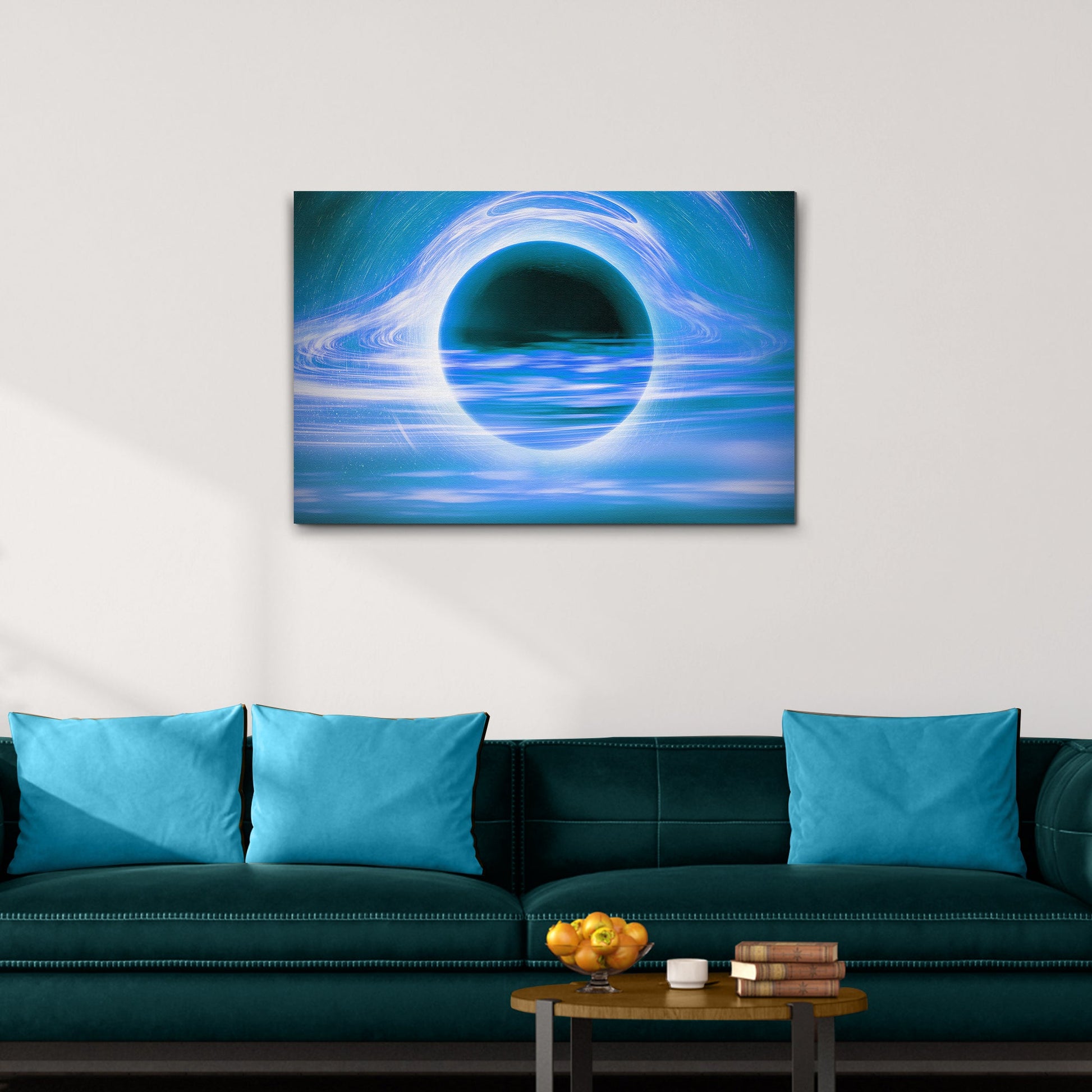 Cosmos Exploration  Black Hole in the Cosmos Canvas Wall Art