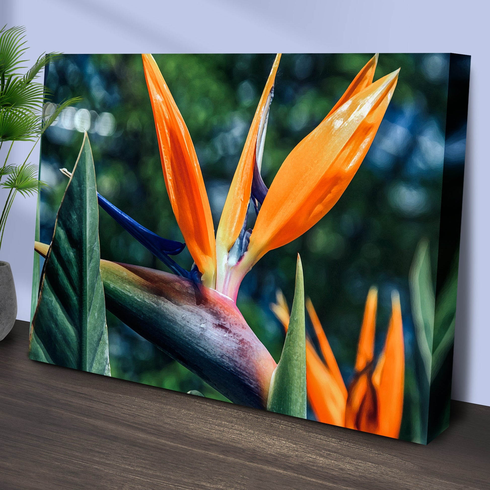 Exotic Plumage Bird of Paradise Canvas Wall Art