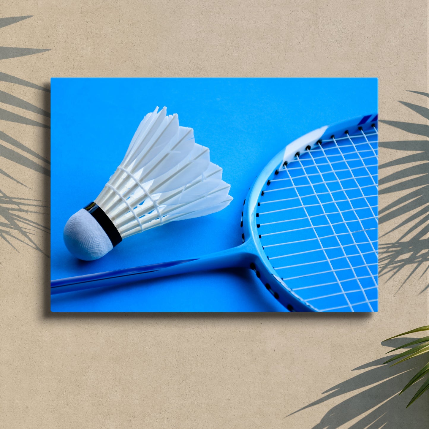 Canvas Wall Art  Competitive Badminton