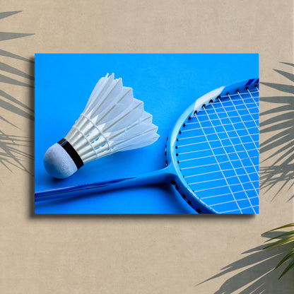 Canvas Wall Art  Competitive Badminton