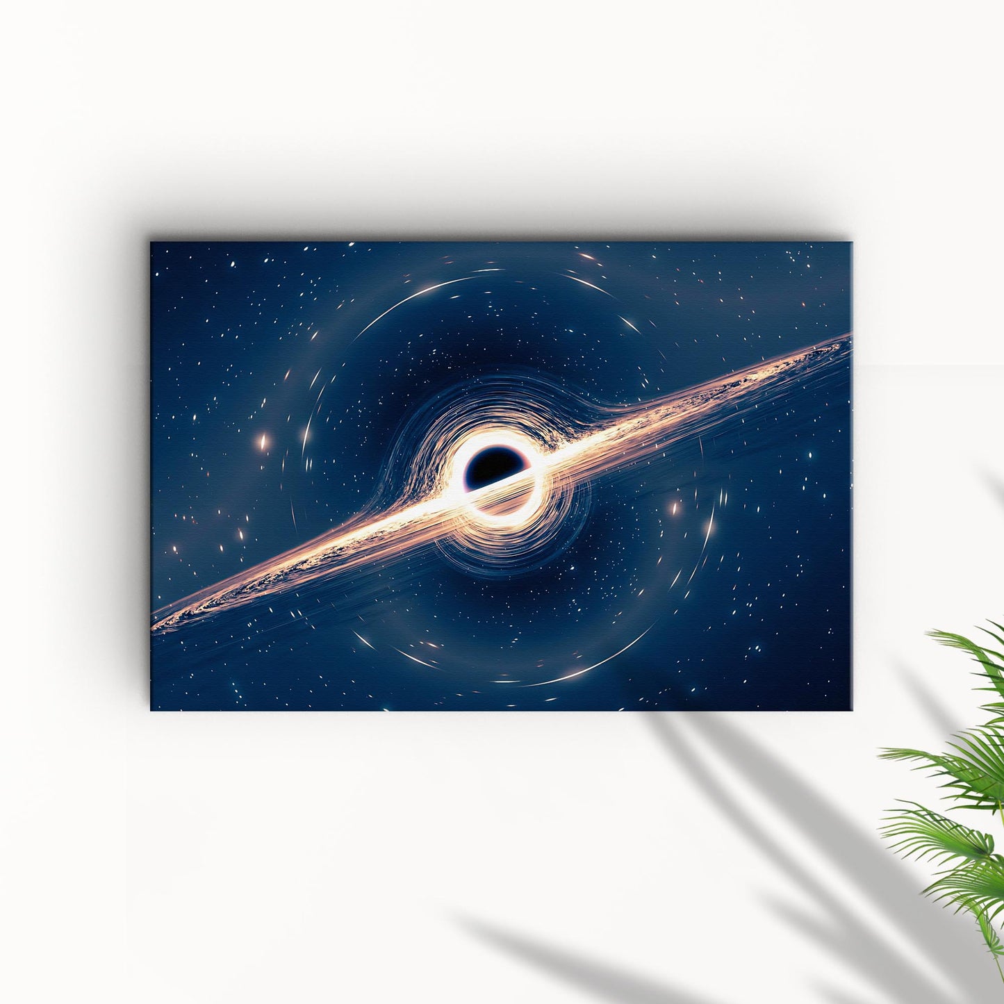 The Abyss in Monochrome Canvas Wall Art