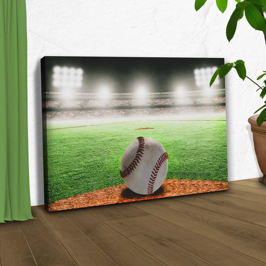 Baseball Arena Glory Canvas Wall Art