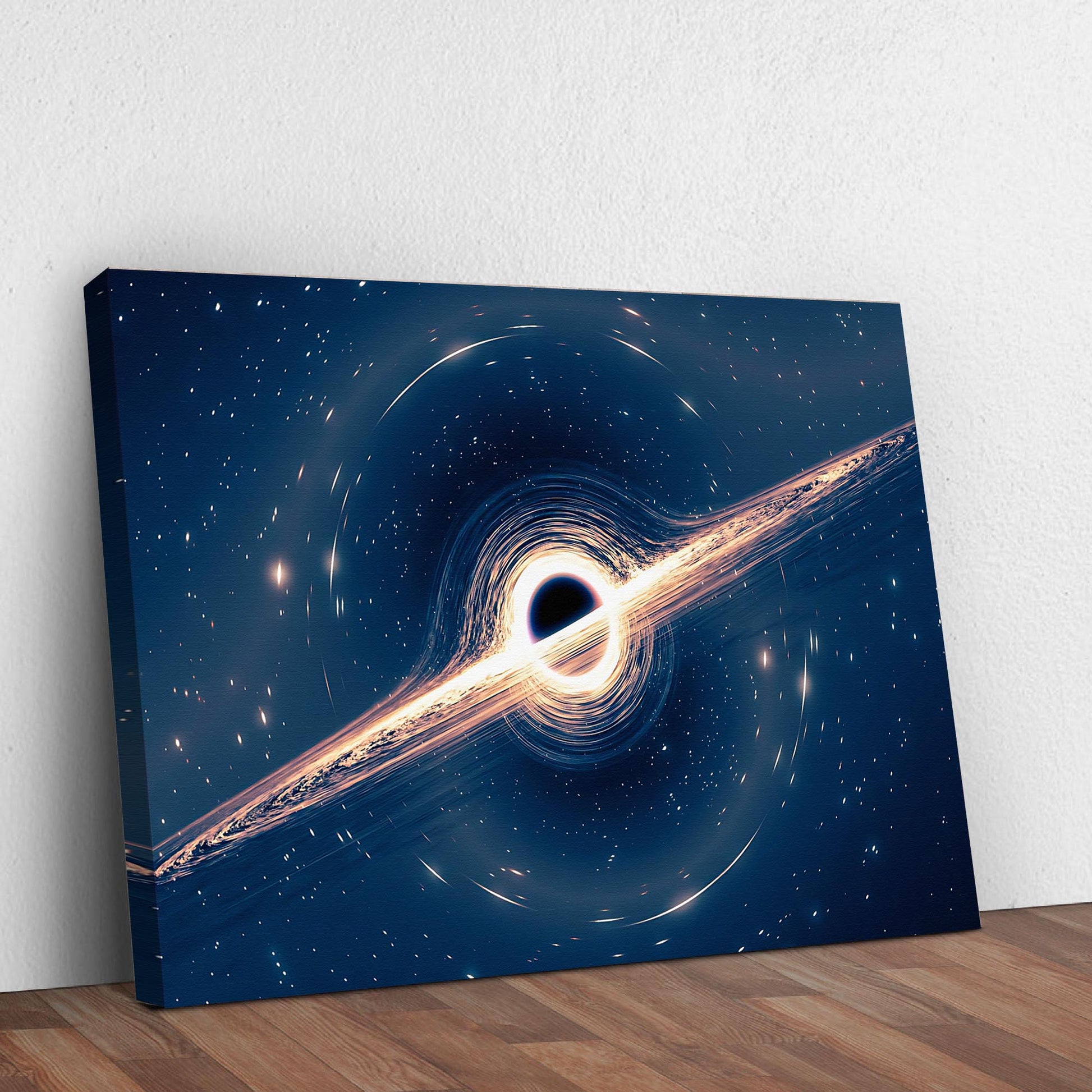 The Abyss in Monochrome Canvas Wall Art