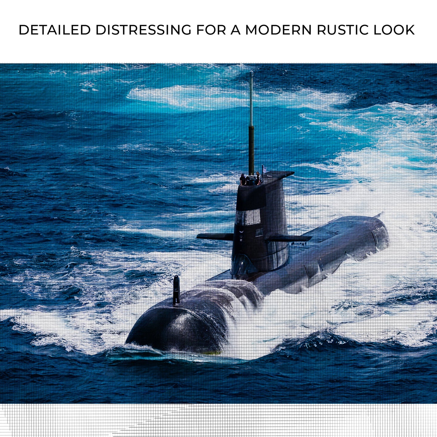 Submarine Combat  Boat Submarine Combat Canvas Wall Art