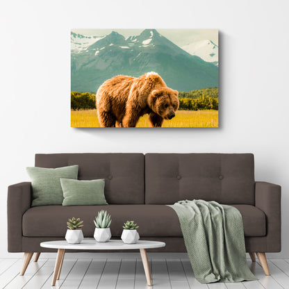 Bear's Wilderness Adventure Canvas Portrait