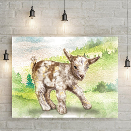 Goat Kids in Art  Adorable Wall Artwork