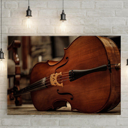 Modern Symphony Cello Modern Canvas Wall Art