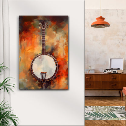 Banjo Water Serenade Canvas Wall Art