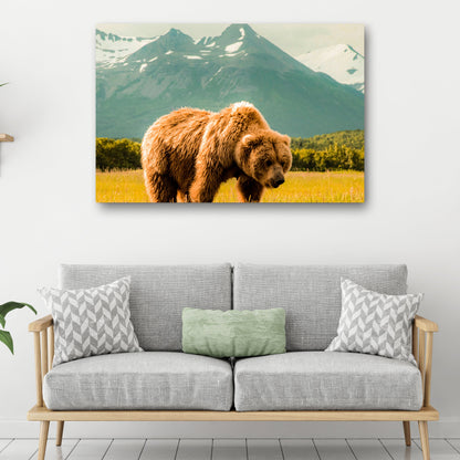 Bear's Wilderness Adventure Canvas Portrait