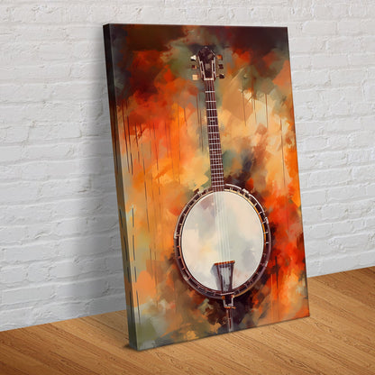 Banjo Water Serenade Canvas Wall Art